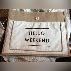 Host Pick Beautiful “Hello Weekend “ Tote Bag